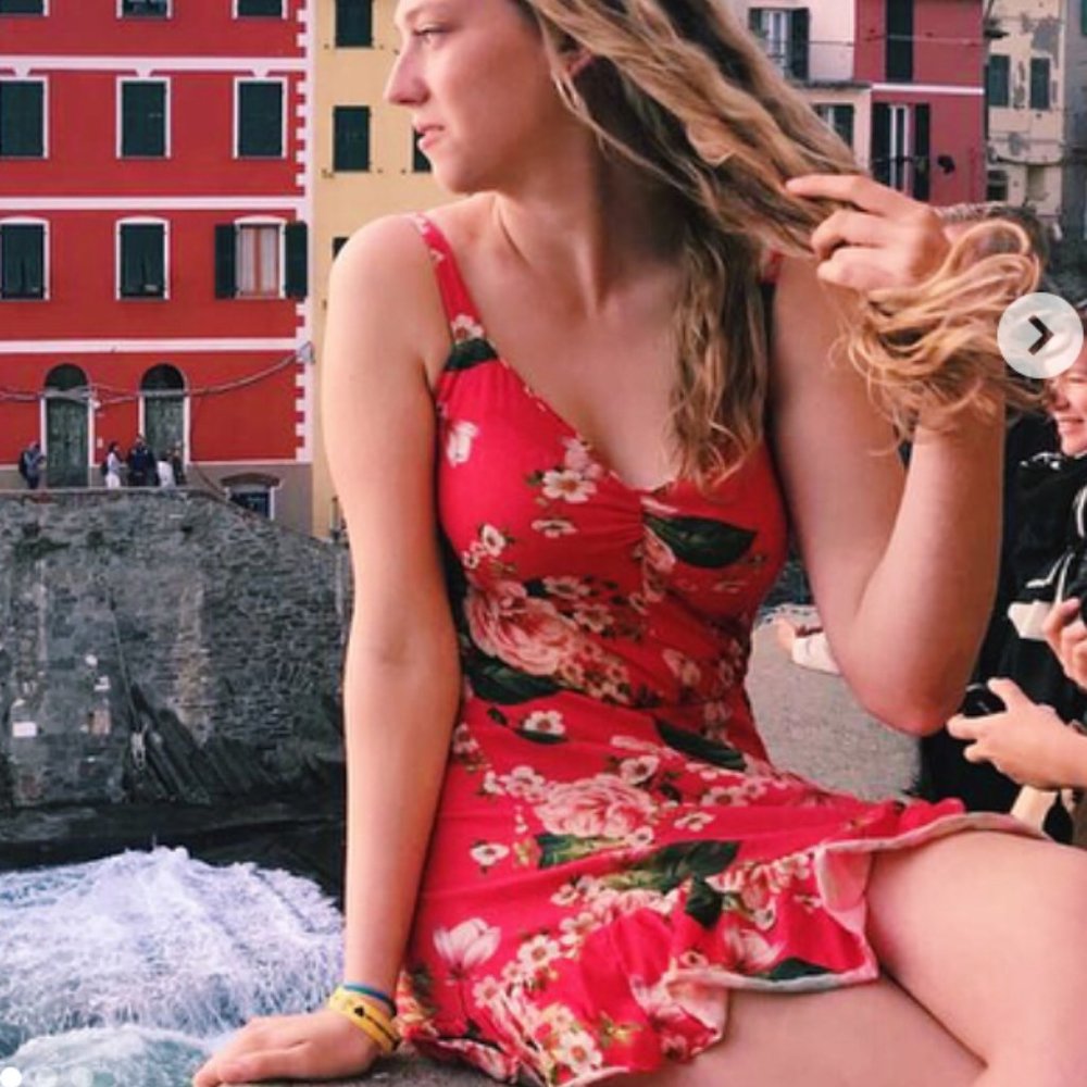 Floral Tie Back Dress